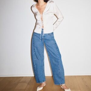 Abercrombie & Fitch Blue Flare Jeans